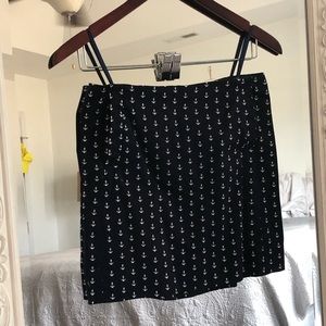 J.crew stretch anchor mini skirt